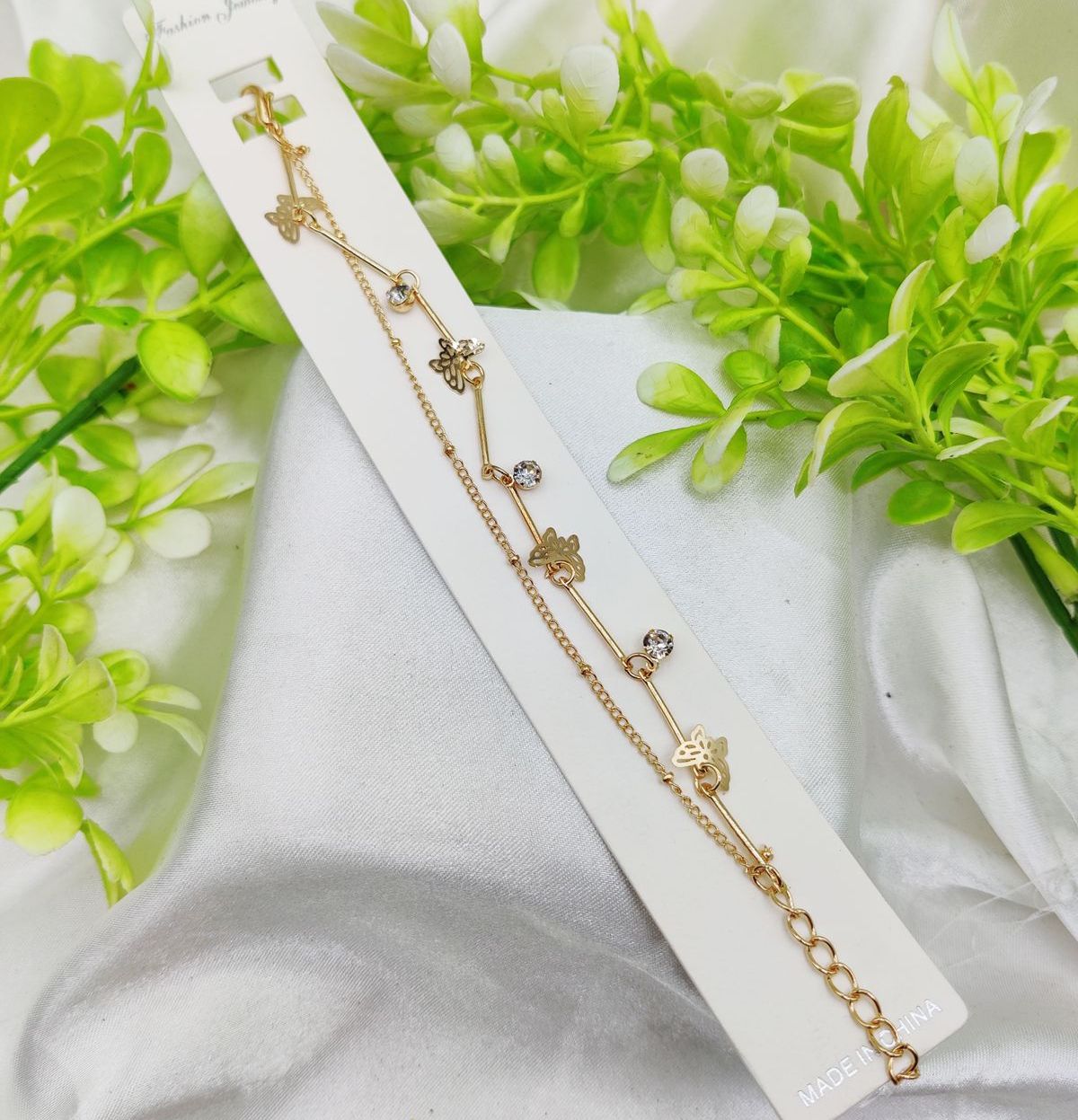 Imported Elegant Adjustable Charm Bracelet - Imported Elegance | Best Quality Artificial Bracelet For Girls &amp; Women | for Every Occasion - Random Design View Gallery - Pakistan