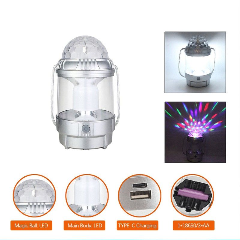 Outdoor LED Table Lamp Home Lighting Night Lights Atmosphere Stage Lights Portable Camping Lights (Random Color) View Gallery - Pakistan