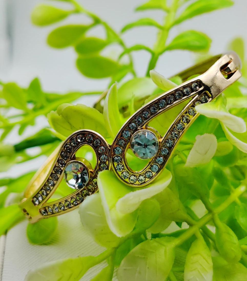 Imported Adjustable Infinity Charm Bracelet with Crystal Accents | Best Quality Artificial Bracelet For Girls &amp; Women | Imported Glamour for Every Occasion View Gallery - Pakistan