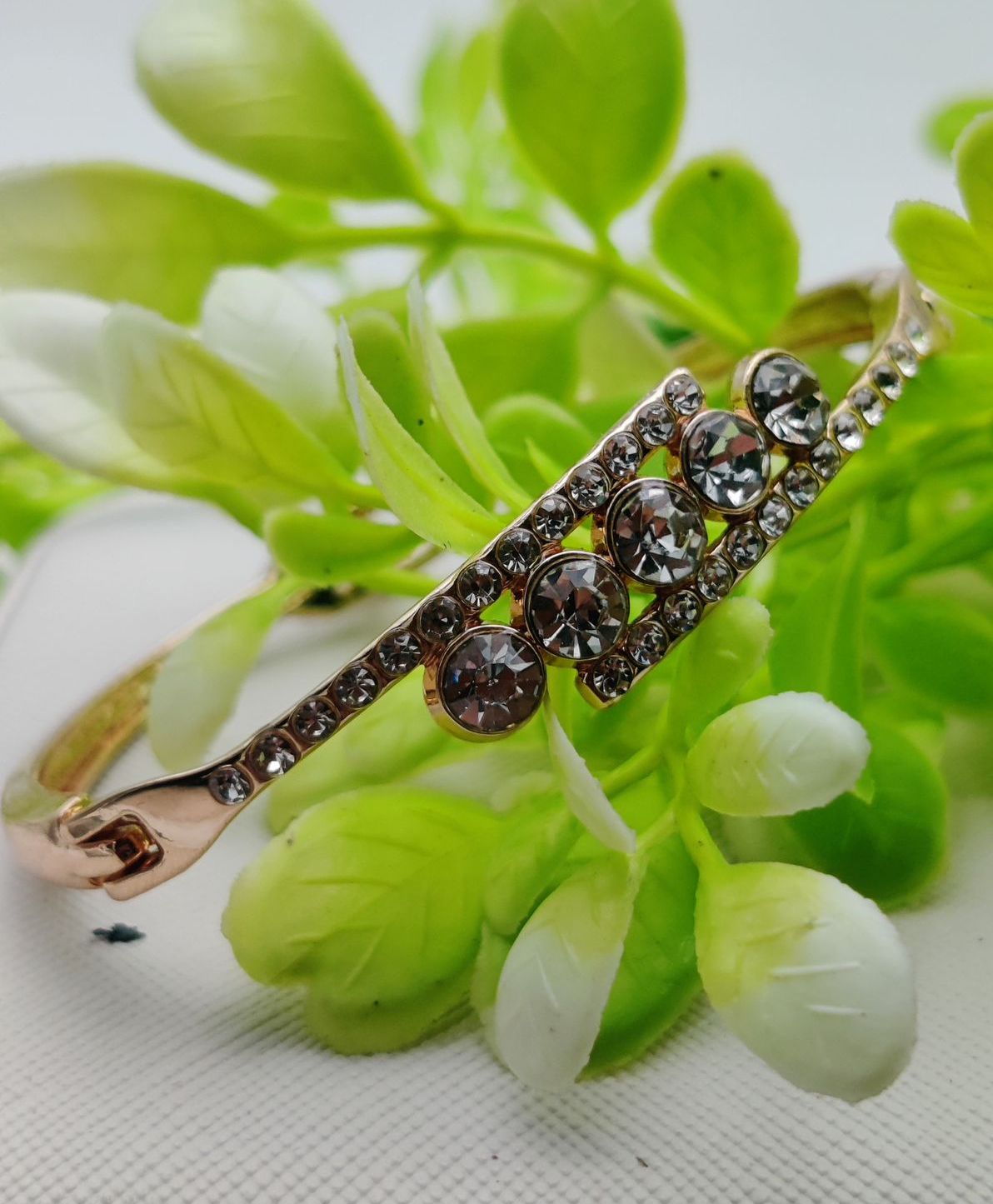 Radiant Elegance Adjustable Crystal Bracelet | Best Quality Artificial Bracelet For Girls &amp; Women | Imported Glamour for Every Occasion | Elegant Design View Gallery - Pakistan