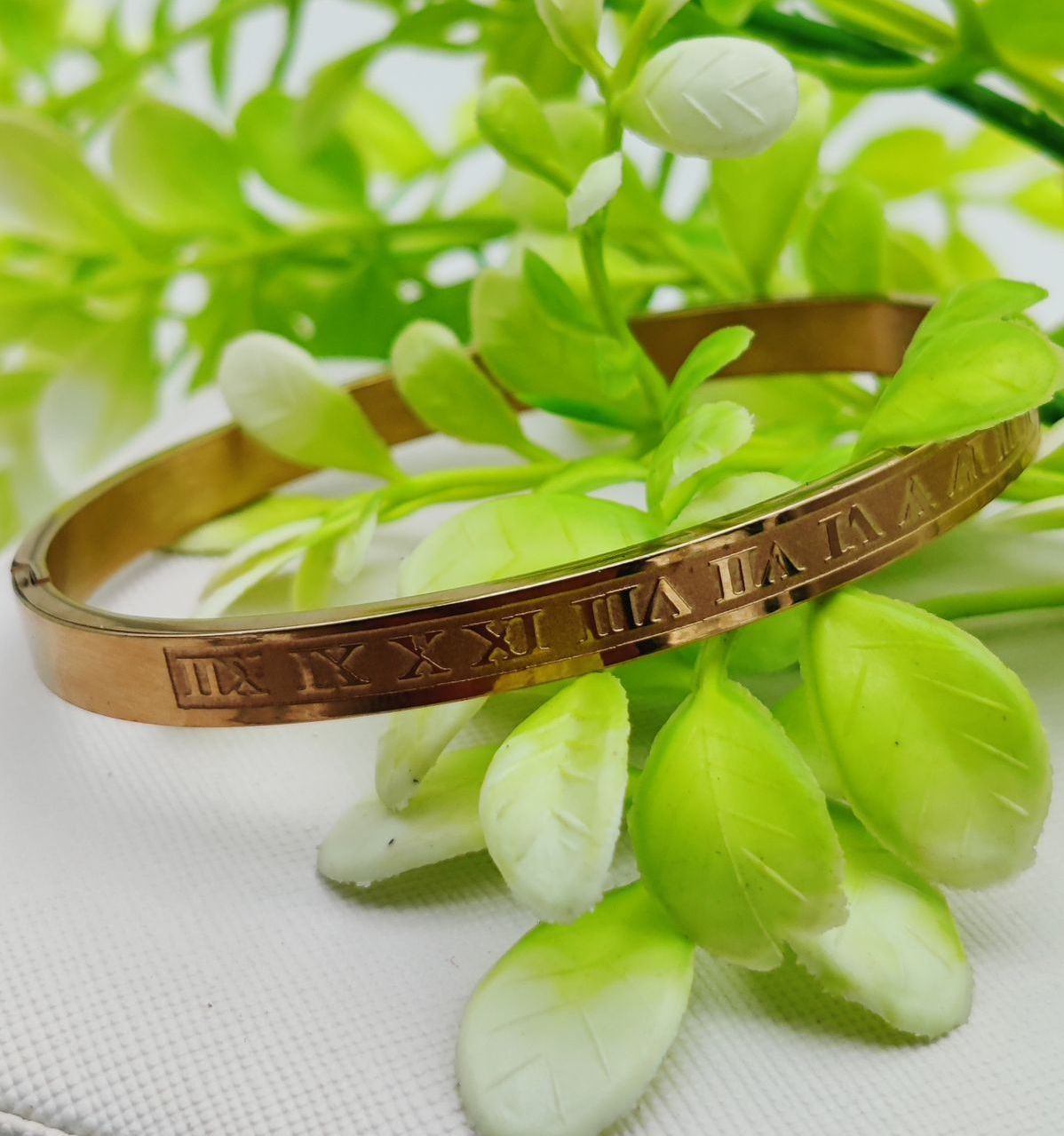 Adjustable Roman Numeral Bracelet - Adjustable and Imported Cartier Gold Bracelets | Best Quality Artificial Bracelet For Girls &amp; Women | Bracelet For Every Occasion | Elegant Design View Gallery - Pakistan