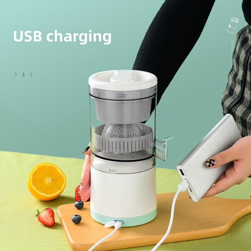 Portable Electric Citrus Juicer Hands-Free Rechargeable Orange Lemon Grapefruit Juicer Easy to Clean Juicer Machine | Orange, Lemon Juicer and Squeezer | Juice Extractor | Juice Blender View Gallery - Pakistan