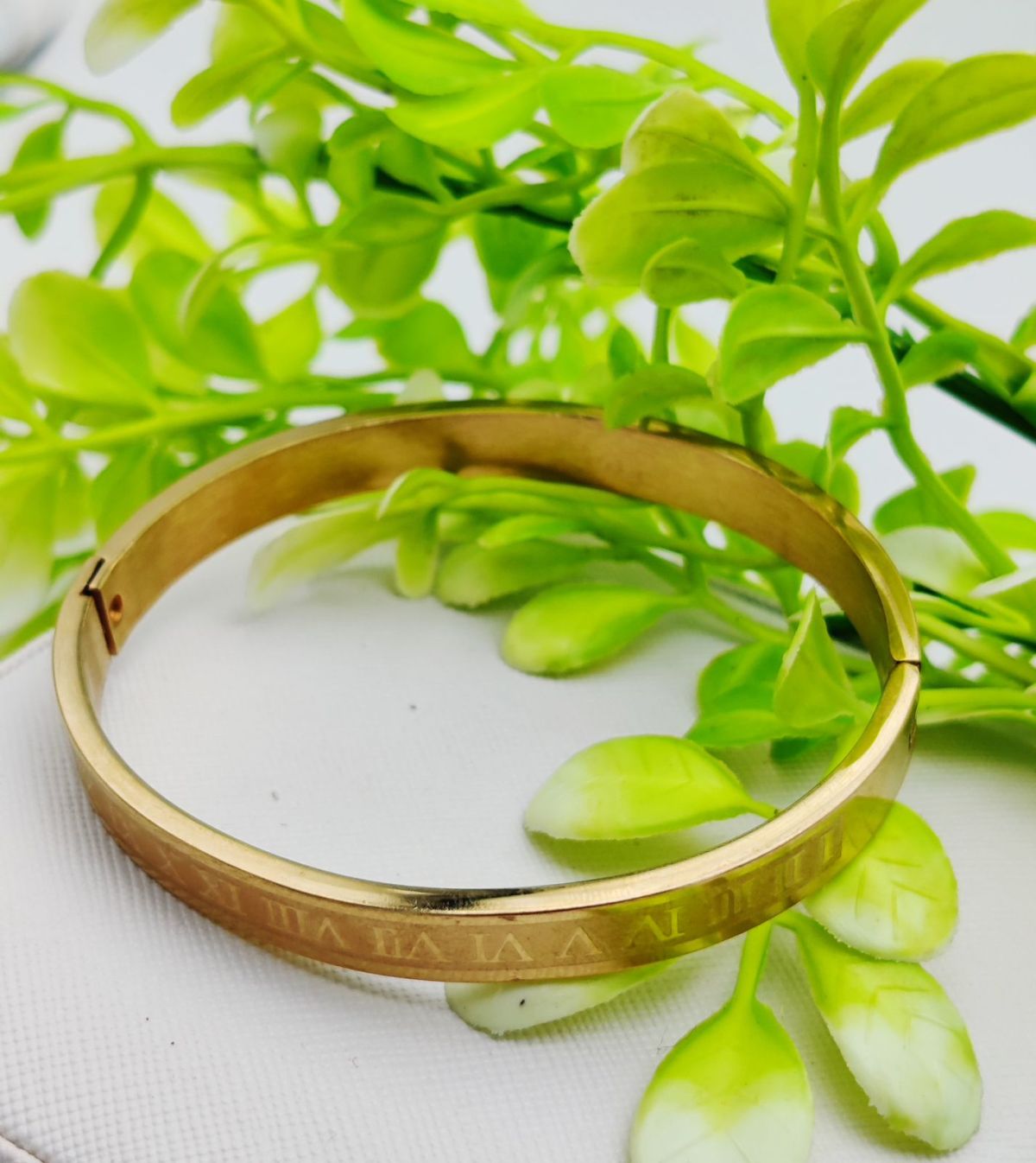 Adjustable Imported Cartier Roman Numeral Gold Bracelet | Best Quality Artificial Bracelet For Girls &amp; Women | Bracelet For Every Occasion | Elegant Design ✨ View Gallery - Pakistan
