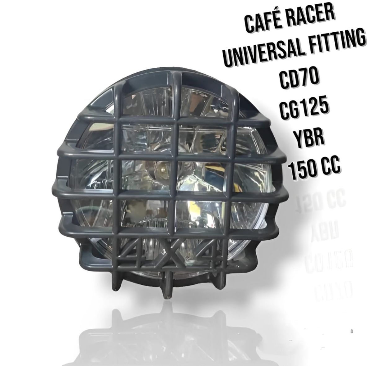 Cafe racer headlight for 70cc and 125cc bikes Simple to set up Headlight for bikes View Gallery - Pakistan