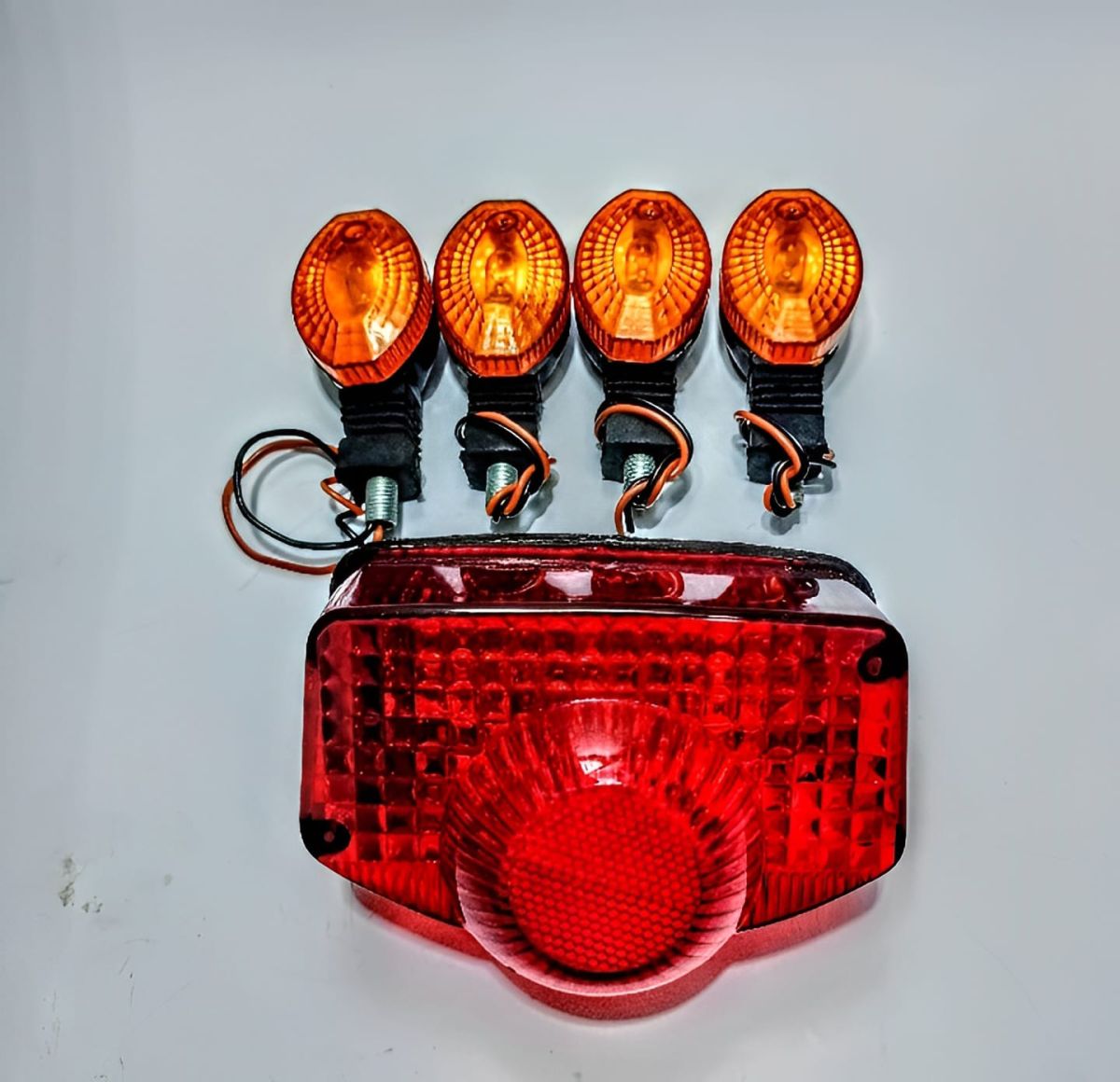 Mini Motorcycle Indicator with Backlight – Suitable for 70cc/125cc Bikes, Compact Design, Fancy Packaging. View Gallery - Pakistan