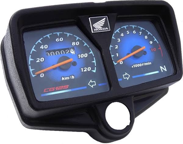 Premium All-Black Speedometer for CG 125 Motorcycle &amp;amp; Honda 125cc Bikes