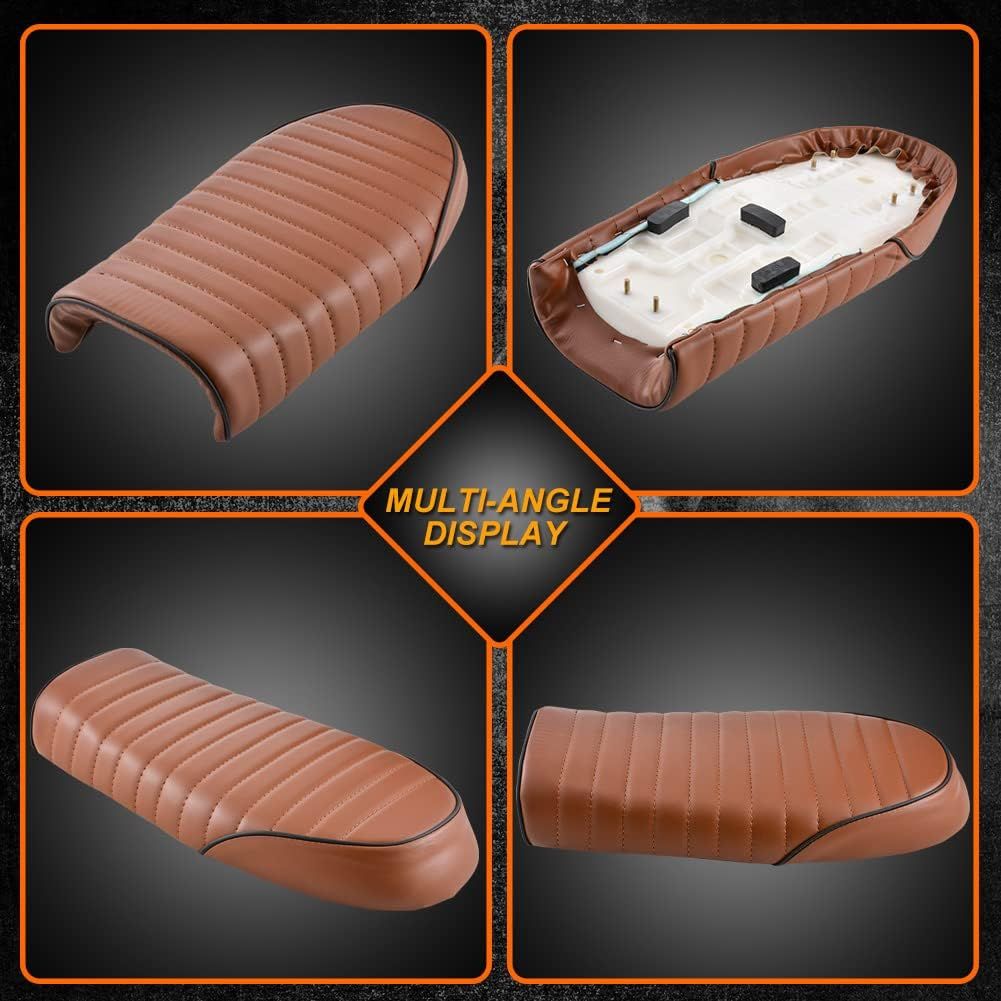 High-Quality Cafe Racer Bike Seat with Complete Fitting | Compatible with CD for  70, 125 Bikes View Gallery - Pakistan