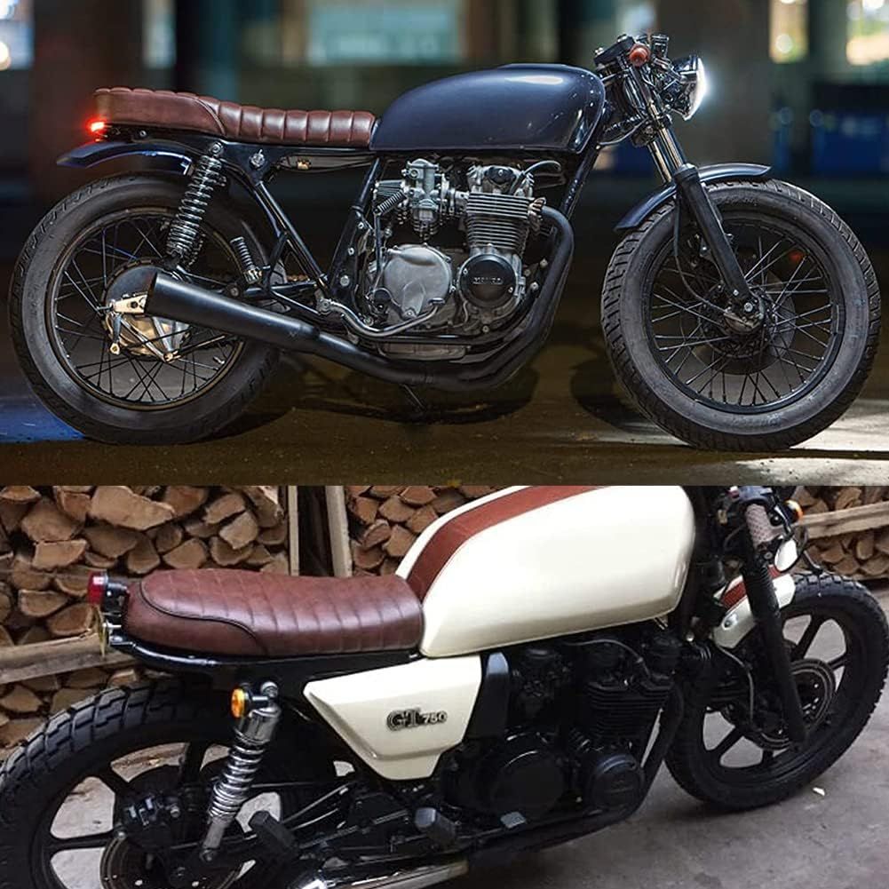 High-Quality Cafe Racer Bike Seat with Complete Fitting | Compatible with CD for  70, 125 Bikes View Gallery - Pakistan
