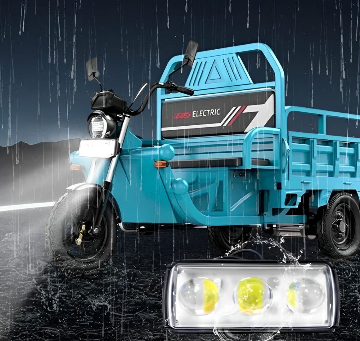 1 Pc Mini LED Driving Fog Light | 4-Color Auxiliary Spotlight for ATV, SUV, UTV (12-80V) – Hi/Low Beam View Gallery - Pakistan
