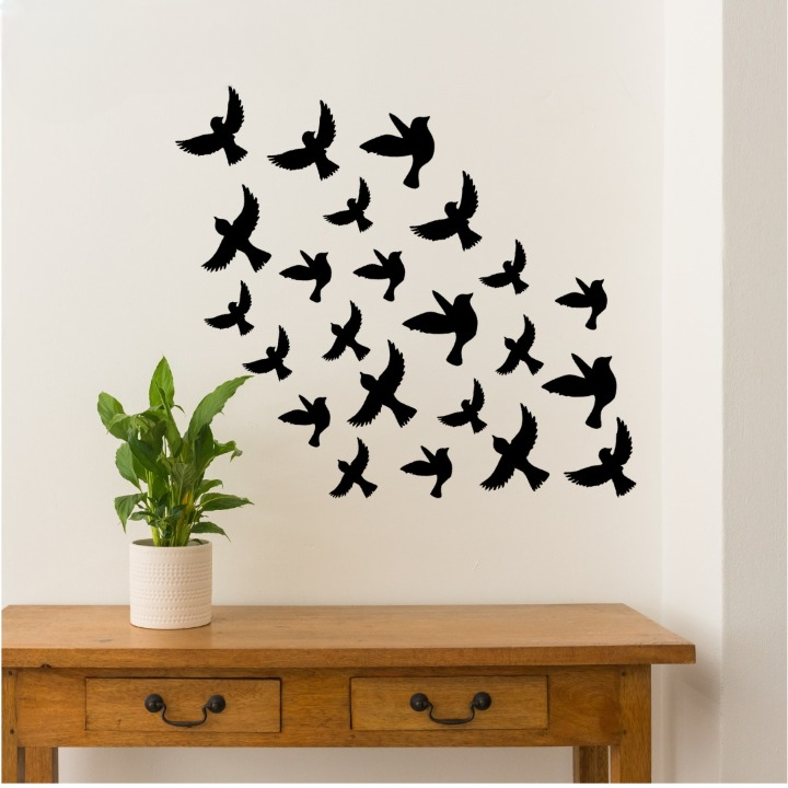Buy One Get One Free 3D Wooden Sparrow ( Pack off 30 ) And Butterfly ( Pack off 30 ) Wooden Wall Decoration Items for Home, Bedrooms Inspire Kids and Look Decent View Gallery - Pakistan
