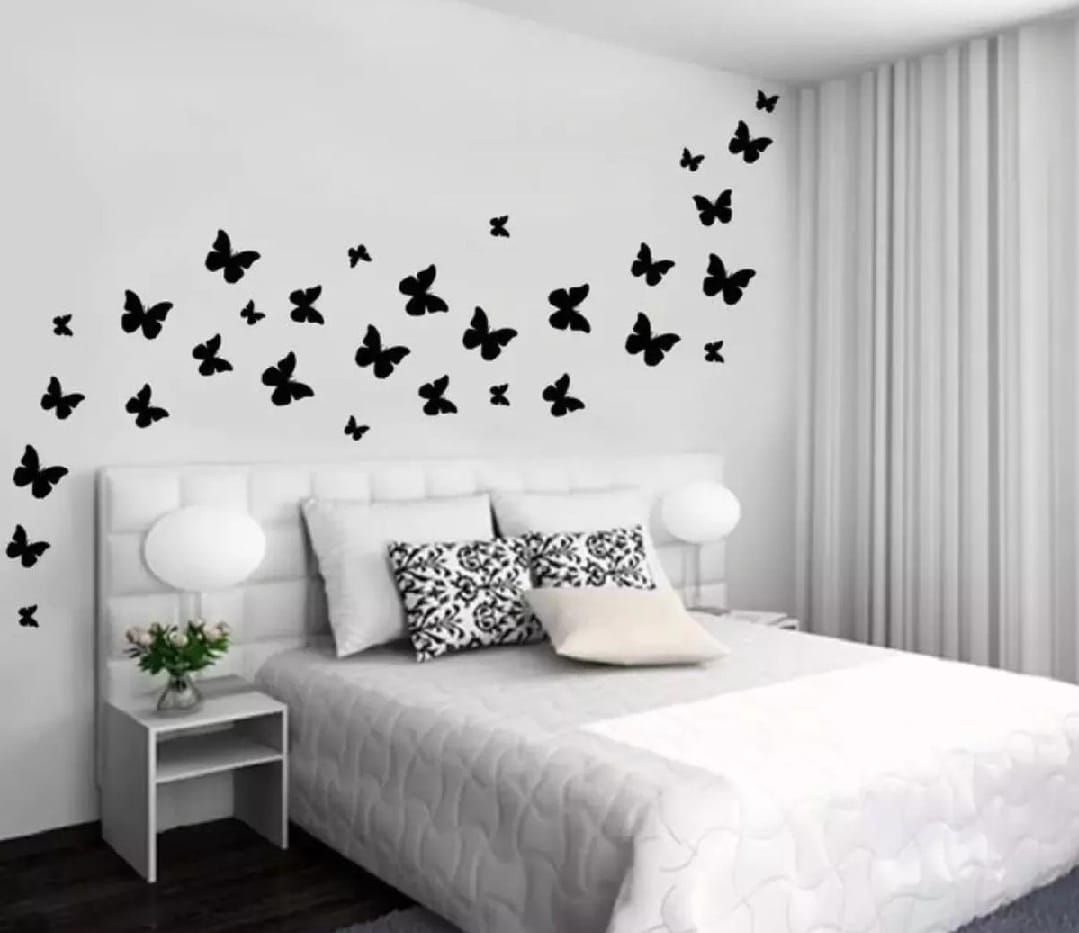 Buy One Get One Free 3D Wooden Sparrow ( Pack off 30 ) And Butterfly ( Pack off 30 ) Wooden Wall Decoration Items for Home, Bedrooms Inspire Kids and Look Decent View Gallery - Pakistan