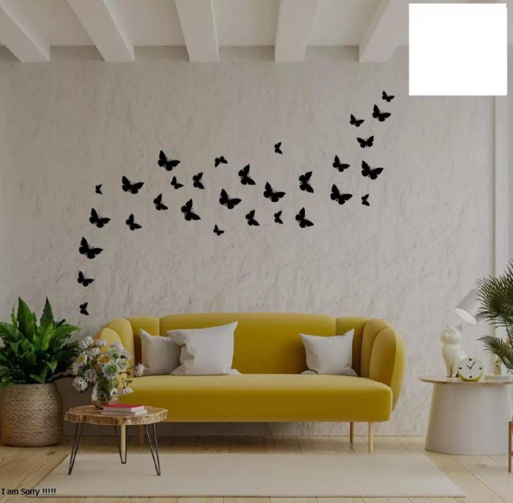 Buy One Get One Free 3D Wooden Sparrow ( Pack off 30 ) And Butterfly ( Pack off 30 ) Wooden Wall Decoration Items for Home, Bedrooms Inspire Kids and Look Decent View Gallery - Pakistan