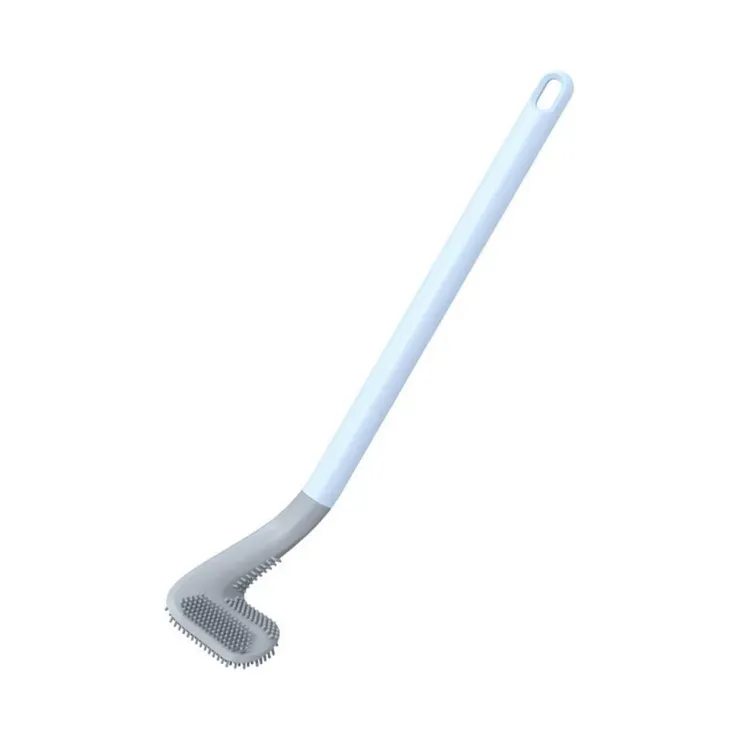 Golf Toilet Brush | Long Handle Silicone Toilet Brush, Flexible Silicone Rubber Toilet Brush cleaning Golf Style | Without Box (Random Color) View Gallery - Pakistan