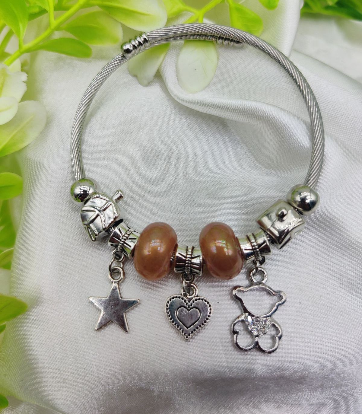 1 Piece Imported Radiant Star Charm Pandora Bracelet | Best Quality Bracelet For Girls &amp; Women | Girls &amp; Women Jewellery View Gallery - Pakistan