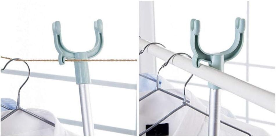 Extendable Telescopic Clothes Fork, Adjustable Laundry Hanging Fork with Hook (random color) View Gallery - Pakistan