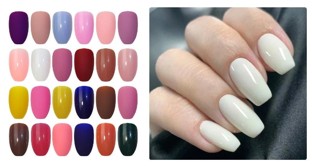 Pack of 144 Artificial Nails Without Nail Glue, Beautiful Fancy Fake Nails (Random color) View Gallery - Pakistan
