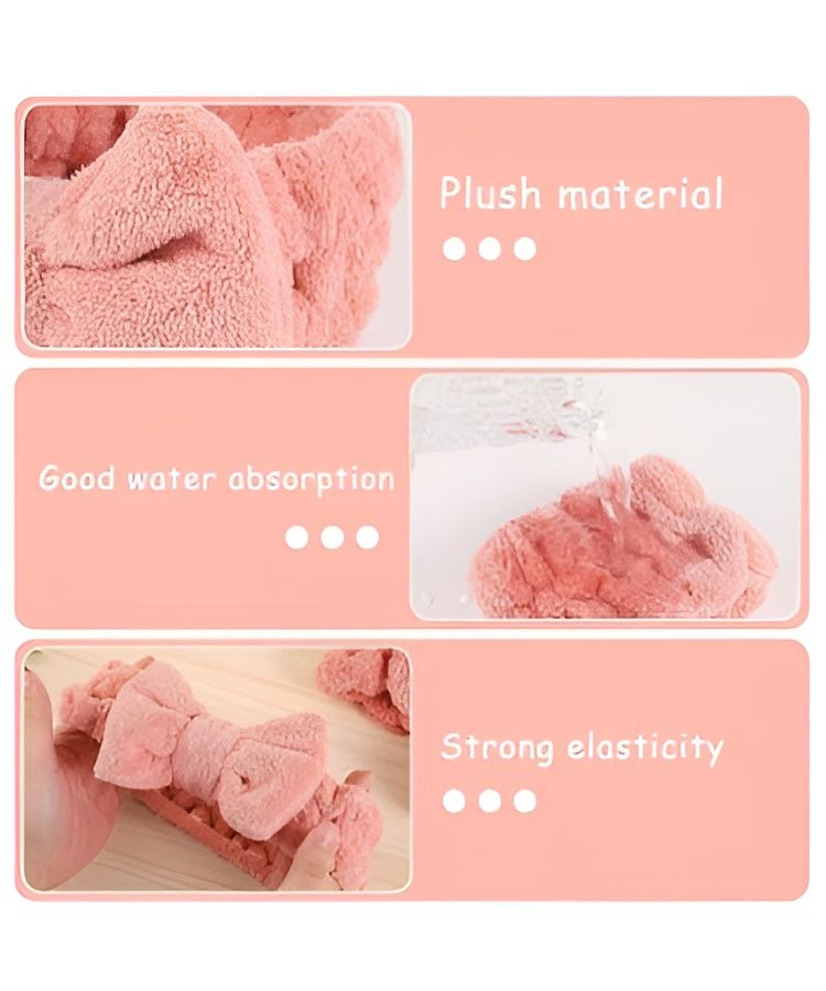 3 Pieces Set Kiss Lovely Wrist Strap - Face Wash Headband and Wristband Soft fabric View Gallery - Pakistan