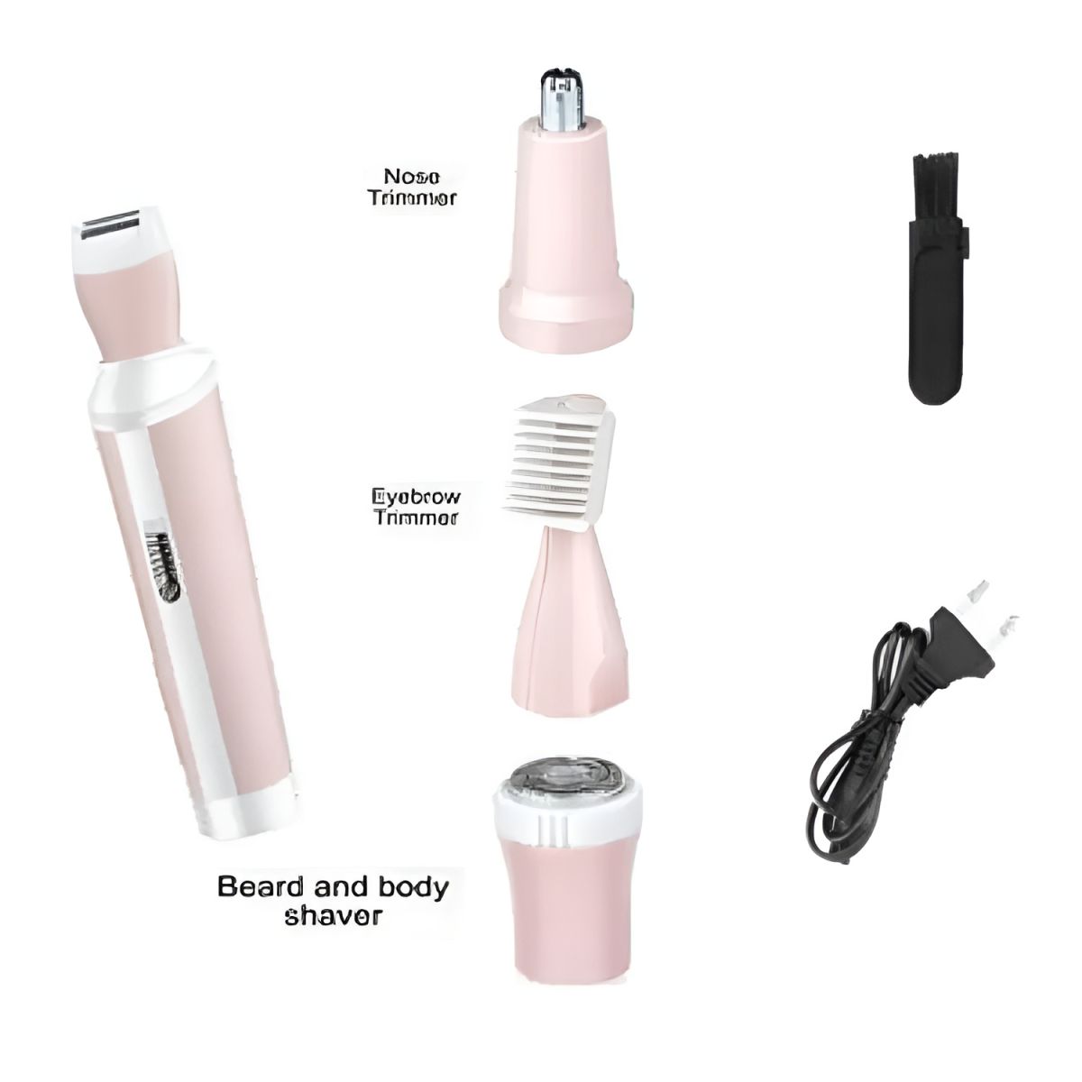 Kemei 4 in 1 Rechargeable Hair Remover Shaver Ladies epilator - KM-3024 (Random color) View Gallery - Pakistan