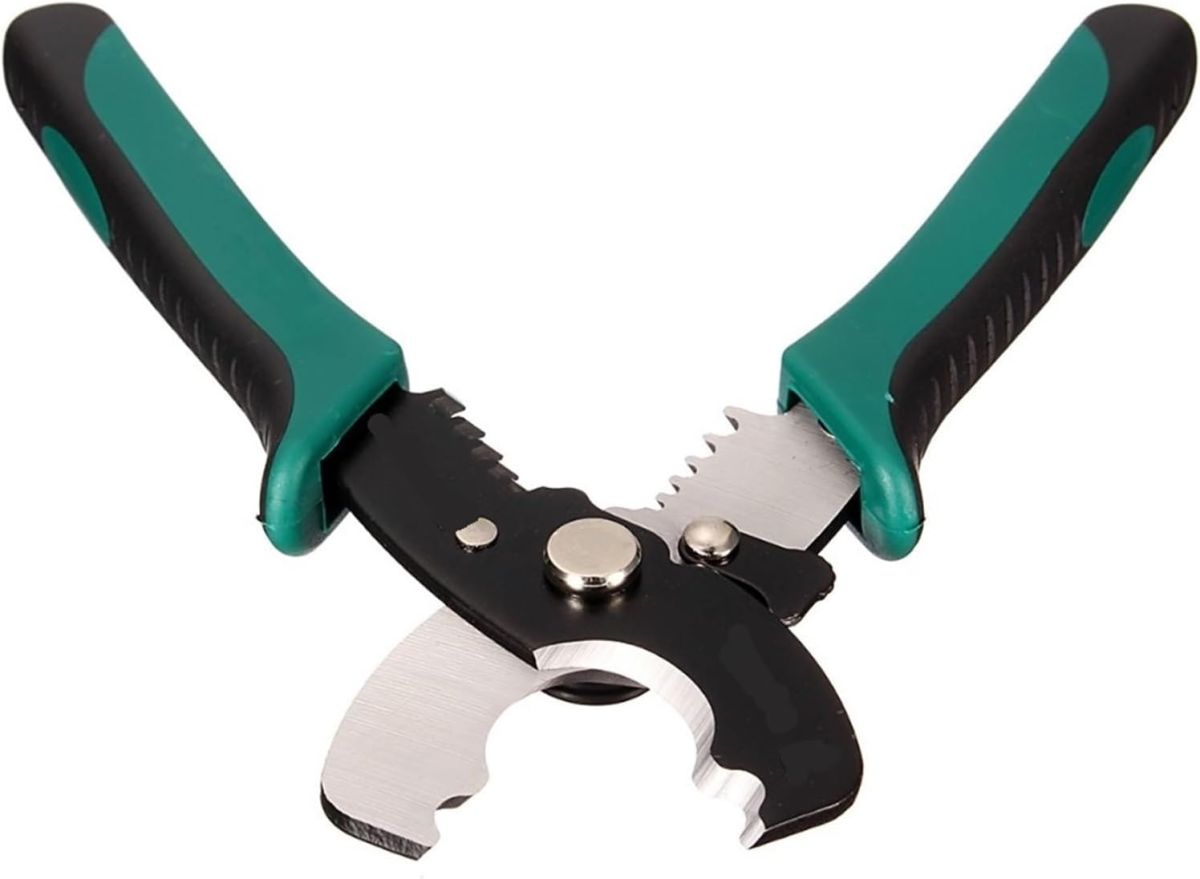 8 Inch Wire Stripper Cable Cutting Scissor Stripping Pliers Cutter Hand Tools | Best Quality Hand Tools ( Random Color ) View Gallery - Pakistan