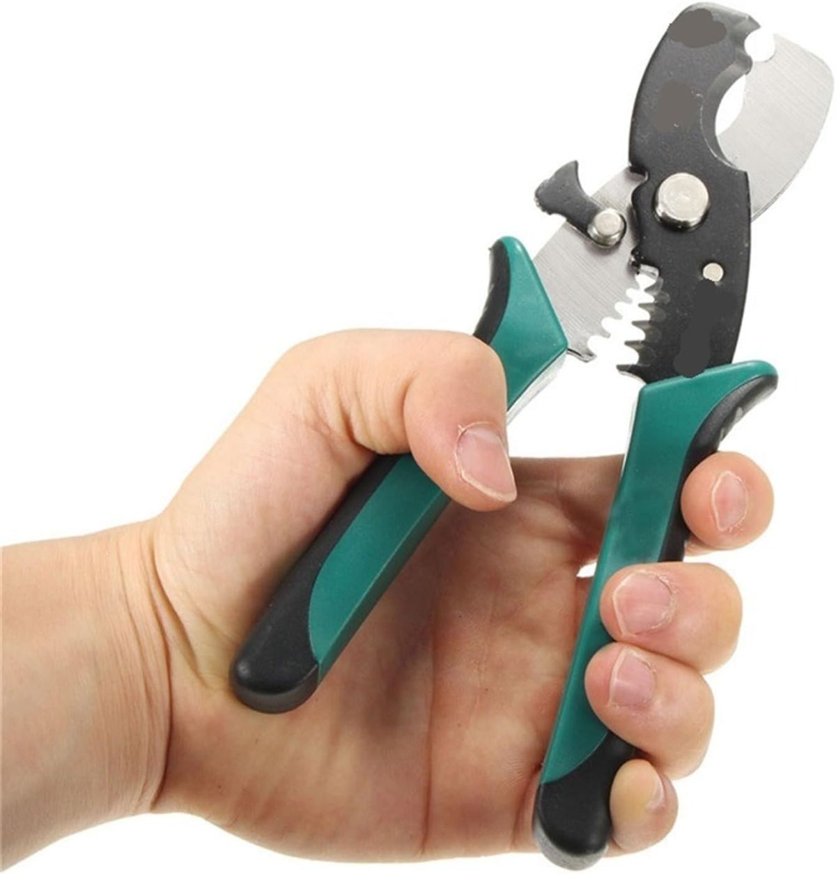 8 Inch Wire Stripper Cable Cutting Scissor Stripping Pliers Cutter Hand Tools | Best Quality Hand Tools ( Random Color ) View Gallery - Pakistan