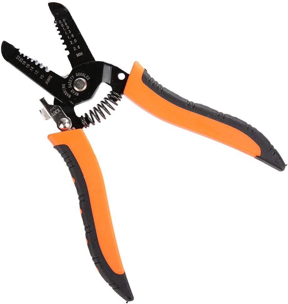 Stripping Pliers, Multifunctional Stainless Steel Wire Cable Stripping Pliers Cutting Tool Wire Cutter, Long-Nose Multi-Purpose Electrician Tool ( Random Color ) View Gallery - Pakistan