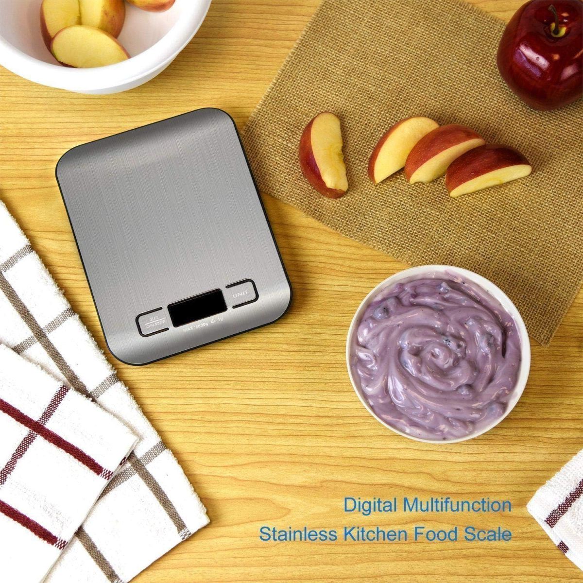 Digital Stainless Steel Kitchen Scale Multifunction Food Scale for Home Kitchen (random color) View Gallery - Pakistan