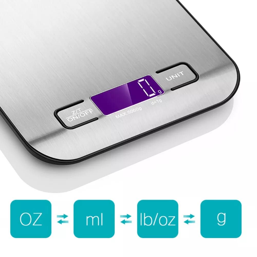 Digital Stainless Steel Kitchen Scale Multifunction Food Scale for Home Kitchen (random color) View Gallery - Pakistan