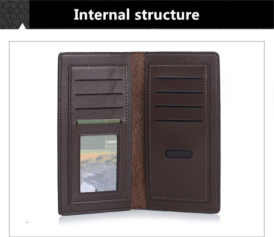 JEEP BULUO Brand Wallet Clutch Carteira Masculina Men Leather Men Wallets Business Brand Card Holder Purse | Men's Wallet View Gallery - Pakistan