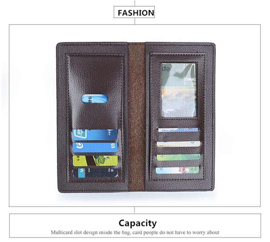 JEEP BULUO Brand Wallet Clutch Carteira Masculina Men Leather Men Wallets Business Brand Card Holder Purse | Men's Wallet View Gallery - Pakistan