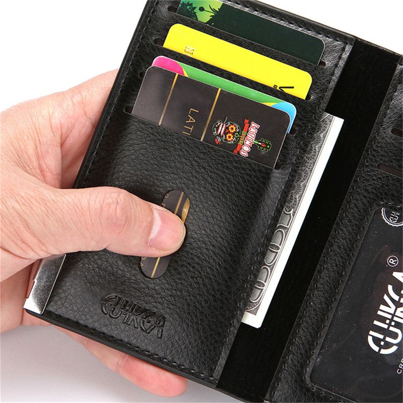 Men PU Leather Wallet Business Clutch Bag Multi Card Slot Credit Card Holder | Best Quality Wallet For Men View Gallery - Pakistan