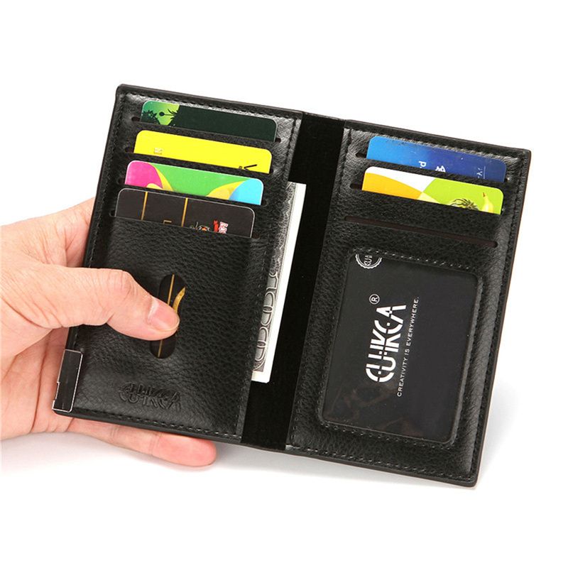 Men PU Leather Wallet Business Clutch Bag Multi Card Slot Credit Card Holder | Best Quality Wallet For Men View Gallery - Pakistan