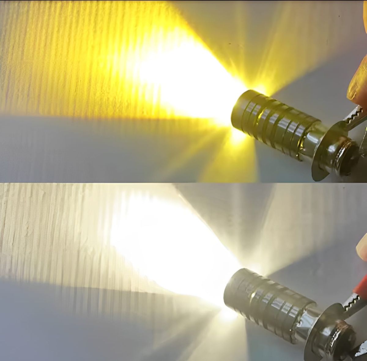 Bike LED Headlight Bulb - Motorcycle Fog light - Super bright With 2 functions white/yellow View Gallery - Pakistan