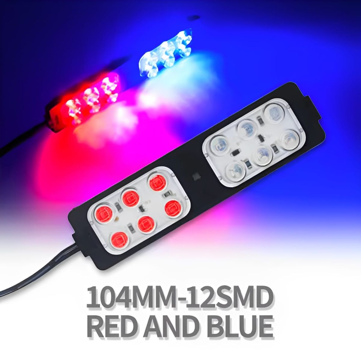 Red and Blue Flasher Light &amp;amp; dolphin light Universal Product For Car and Motorcycle