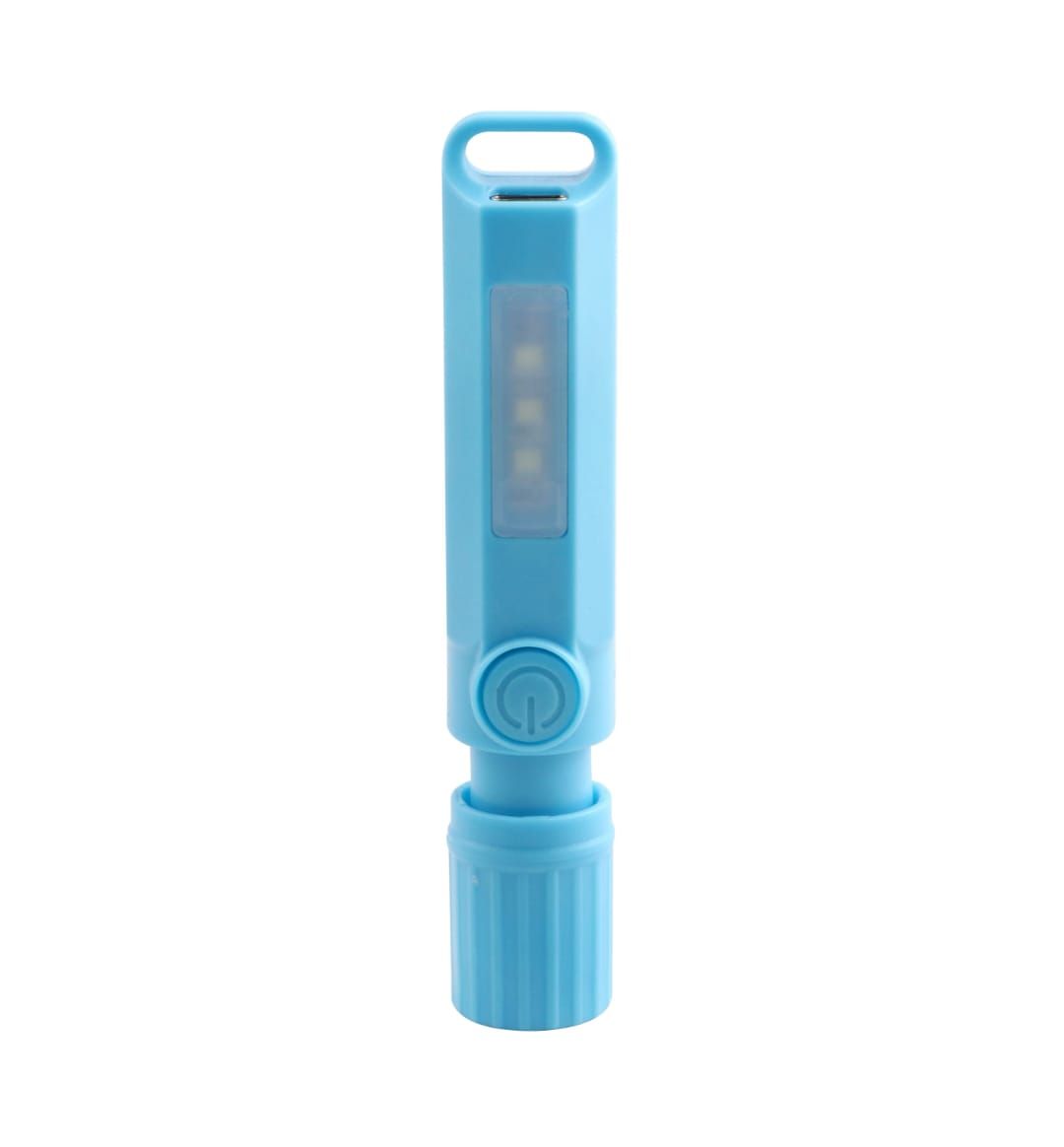 XJ-808 Multifunctional ABS LED Pocket Work Light New Design Portable USB Torch Flashlight Outdoor Emergency Camping Use EDC Flashlight ( Random Color ) View Gallery - Pakistan