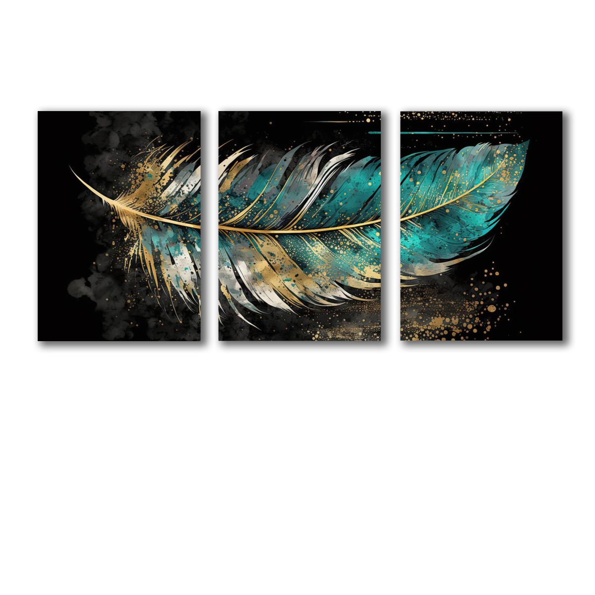 set of 3 leaf art wooden frames for wall decoration / sticky photo tiles View Gallery - Pakistan