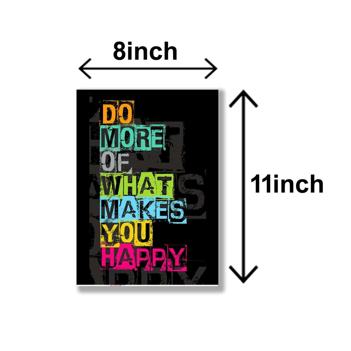 set of 4 Motivational sticky canvas frames for wall decore / sticky phototiles for office and home workplace View Gallery - Pakistan
