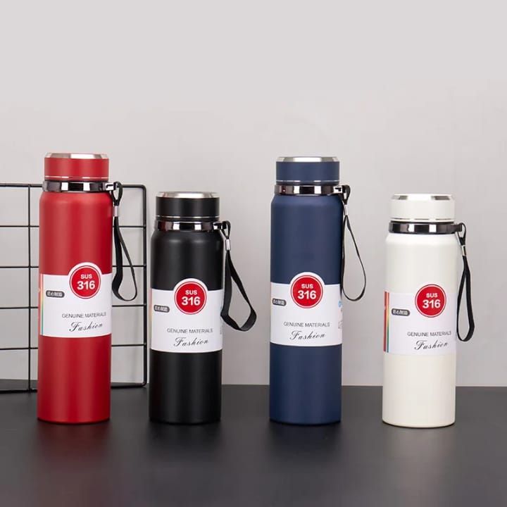 Vacuum Flask Thermos Bottle Stainless Steel Double Wall Tumbler Sports Coffee Mug  Leakproof Insulated Drinkware 800ml (Random Color) View Gallery - Pakistan