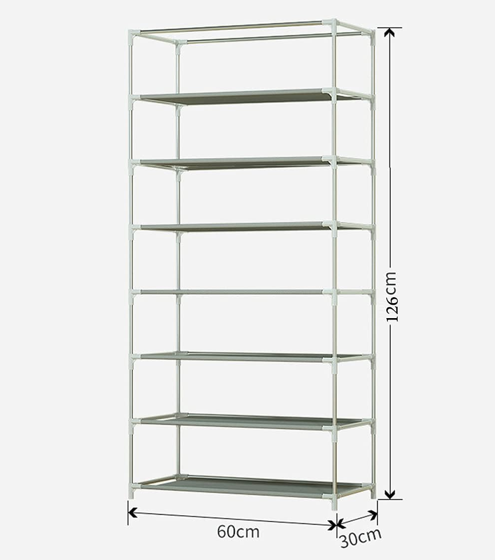 7 Layer Portable Dustproof Shoe Rack Non-woven Shoe Rack Storage Bag Closet Household Shoe Storage Rack Storage Cabinet ( Random Color) View Gallery - Pakistan