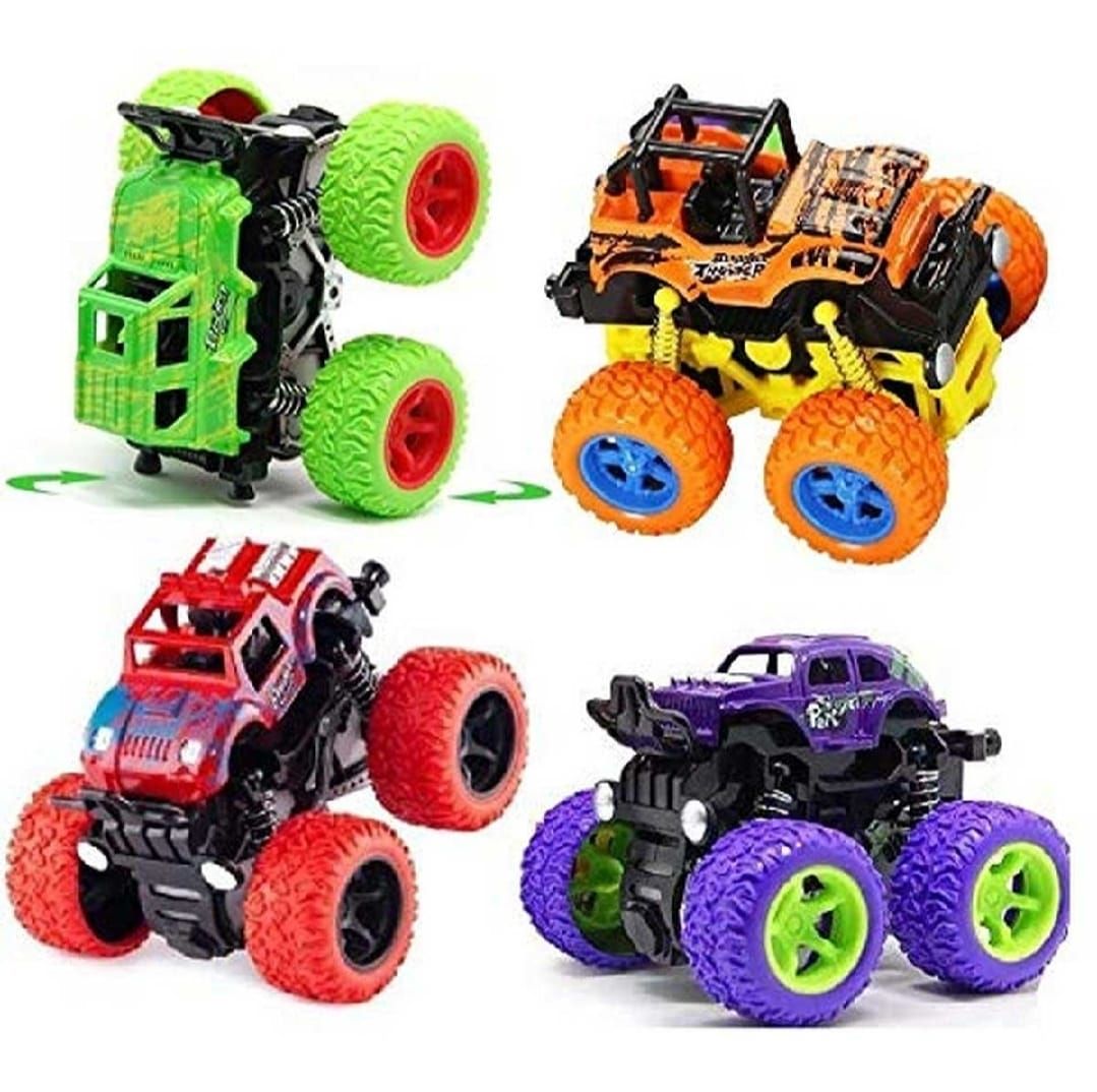 Monster Truck Toys Friction Push &amp; Go High Speed Friction Vehicles for Kids View Gallery - Pakistan