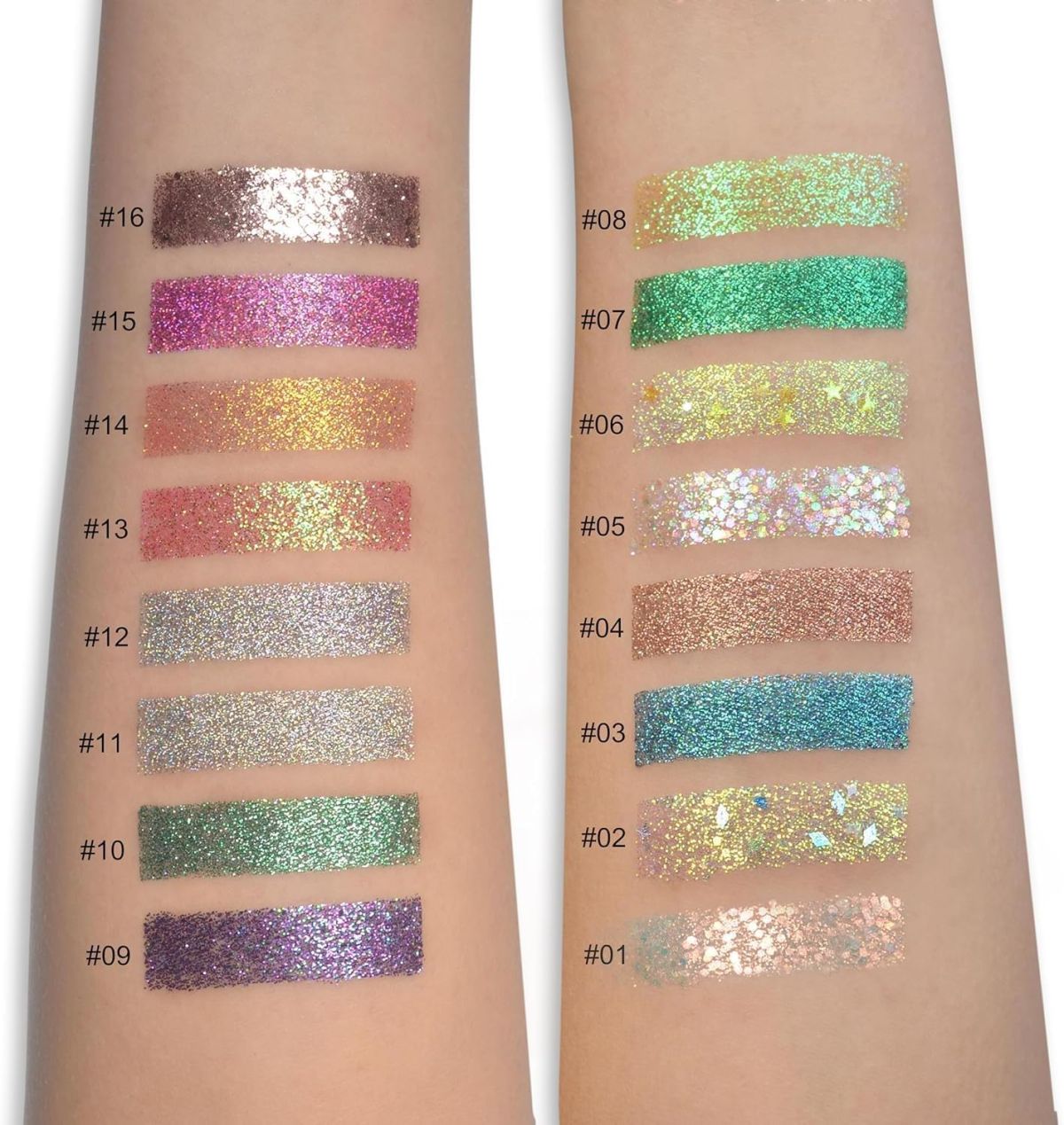 Glitter Butter Sparkle Eyeshadow Palette 9 in 1 Kit for Eye Makeup Shimmer Highlighter Metallic Eye Shadow, Rainbow Eyeshadow Pallets View Gallery - Pakistan