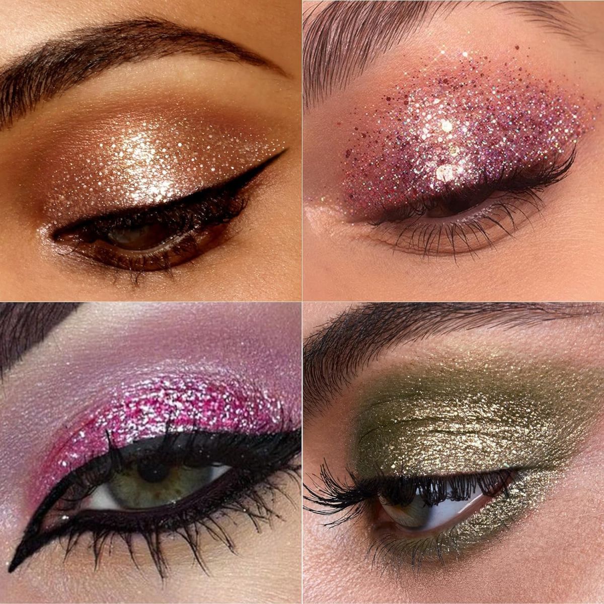 Glitter Butter Sparkle Eyeshadow Palette 9 in 1 Kit for Eye Makeup Shimmer Highlighter Metallic Eye Shadow, Rainbow Eyeshadow Pallets View Gallery - Pakistan
