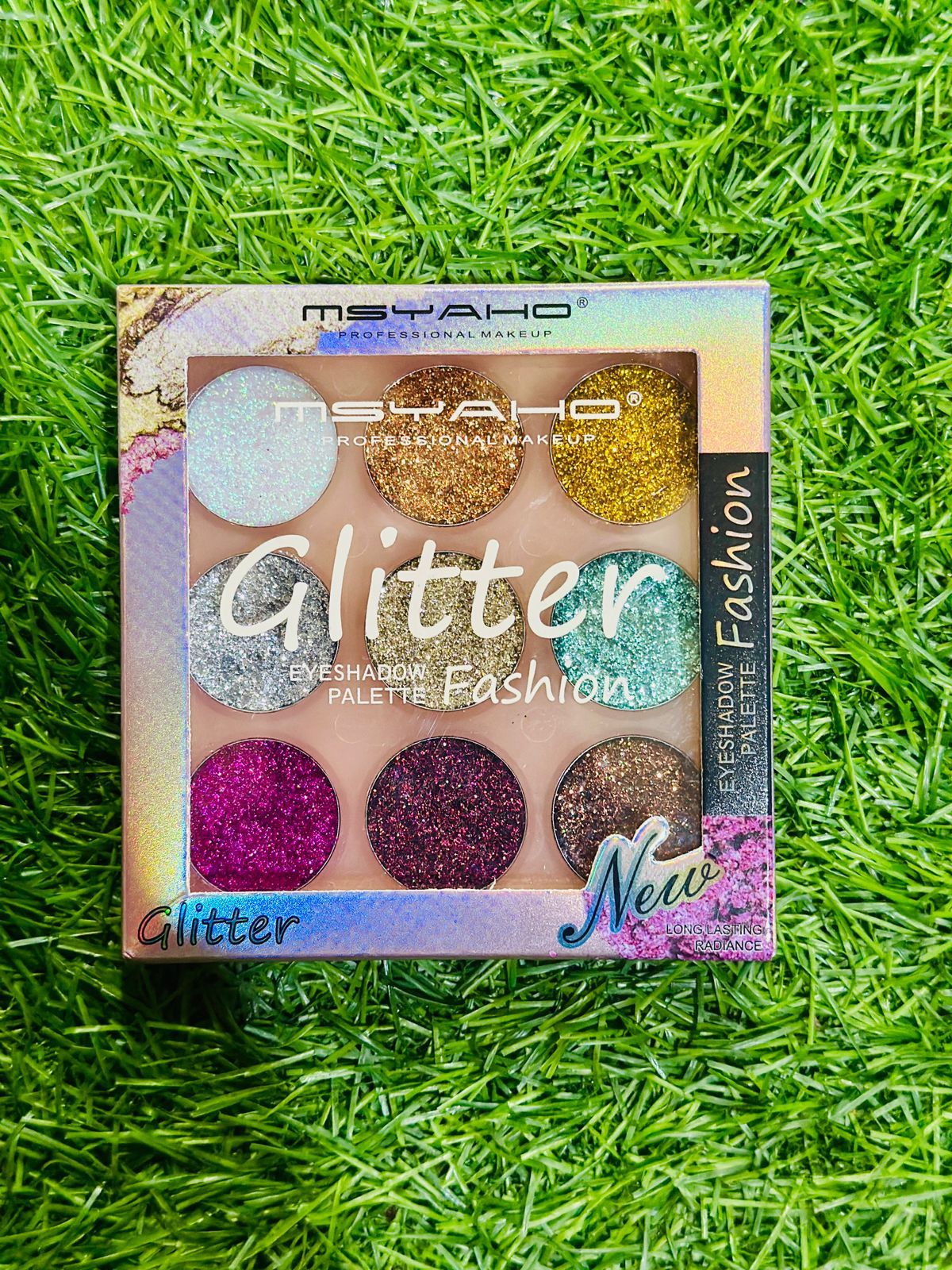Glitter Butter Sparkle Eyeshadow Palette 9 in 1 Kit for Eye Makeup Shimmer Highlighter Metallic Eye Shadow, Rainbow Eyeshadow Pallets View Gallery - Pakistan