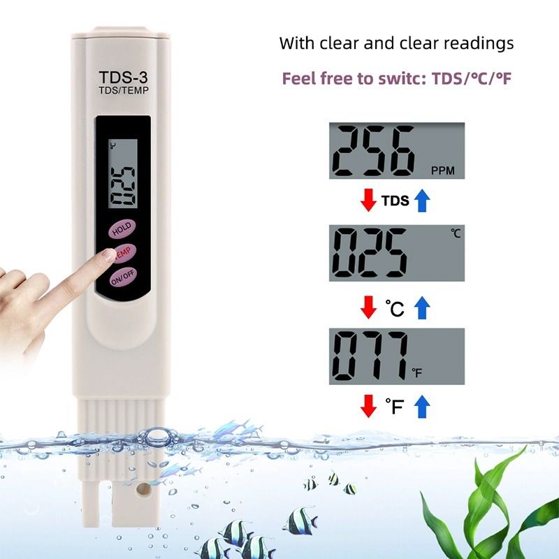 Portable Pen Digital Tester Tds 3 Meter Filter Measuring Water High Quality Purity(Random Color) View Gallery - Pakistan