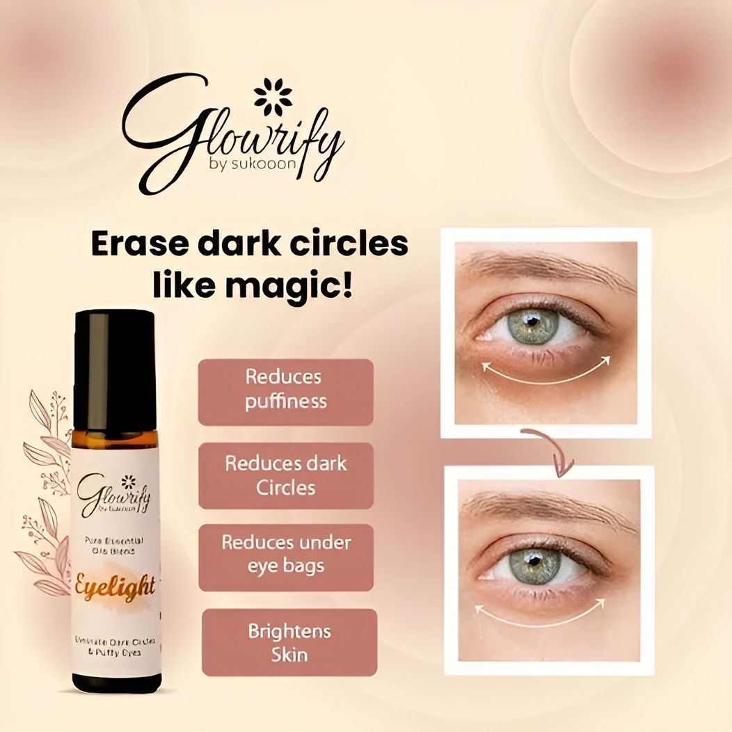 Glowrify Eyelight Serum - Eliminates Dark Circles Around Eyes &amp;amp; Puffy Eyes 10 ML
