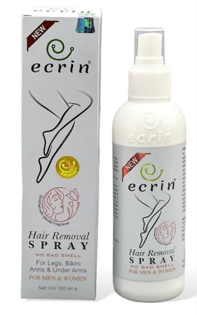 150ml Ecrin Hair Remover Spray - | Best Quality Hair Removal Spray | Body Hair Removal Spray ( With Box ) View Gallery - Pakistan