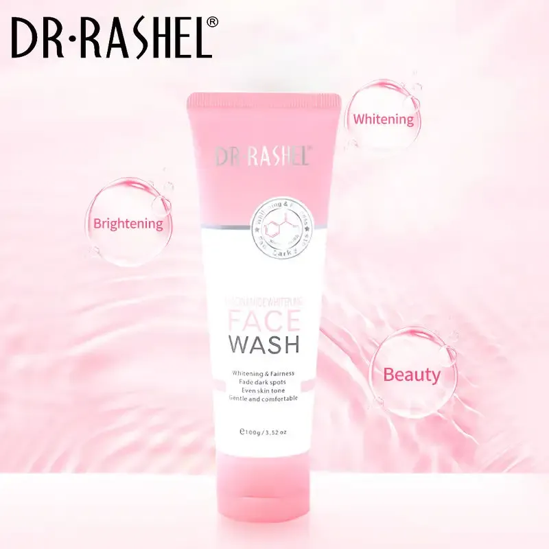 DR RASHEL Niacinamide Whitening Fade Dark Spots Face Wash | Brightening Lightening Facial Clean, 100g View Gallery - Pakistan