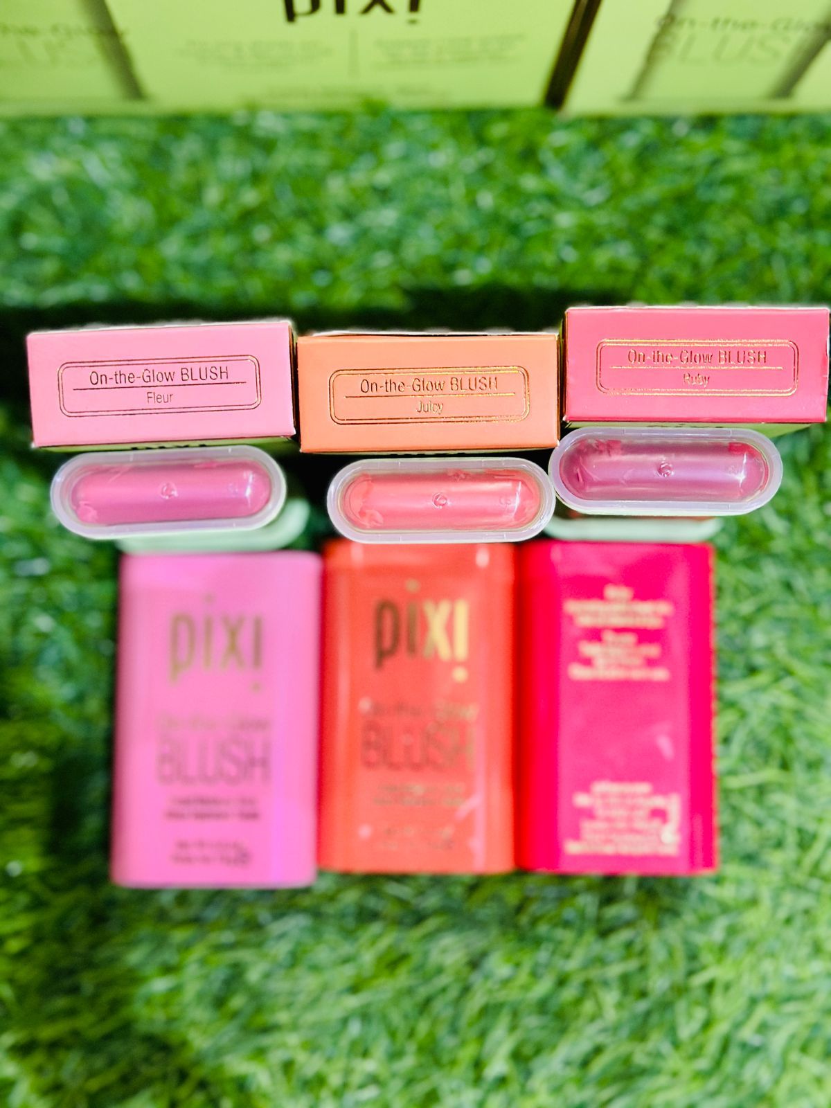 (Pack of 3) On-the-Glow BLUSH STICK  (Ruby + Juicy + Fleur) View Gallery - Pakistan