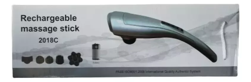 2018c Infrared Light Massager Rod – Non-Rechargeable Handheld Massager for Targeted Pain Relief and Relaxation ( Grey Color ) View Gallery - Pakistan