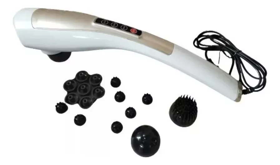 2018c Infrared Light Massager Rod – Non-Rechargeable Handheld Massager for Targeted Pain Relief and Relaxation ( Grey Color ) View Gallery - Pakistan