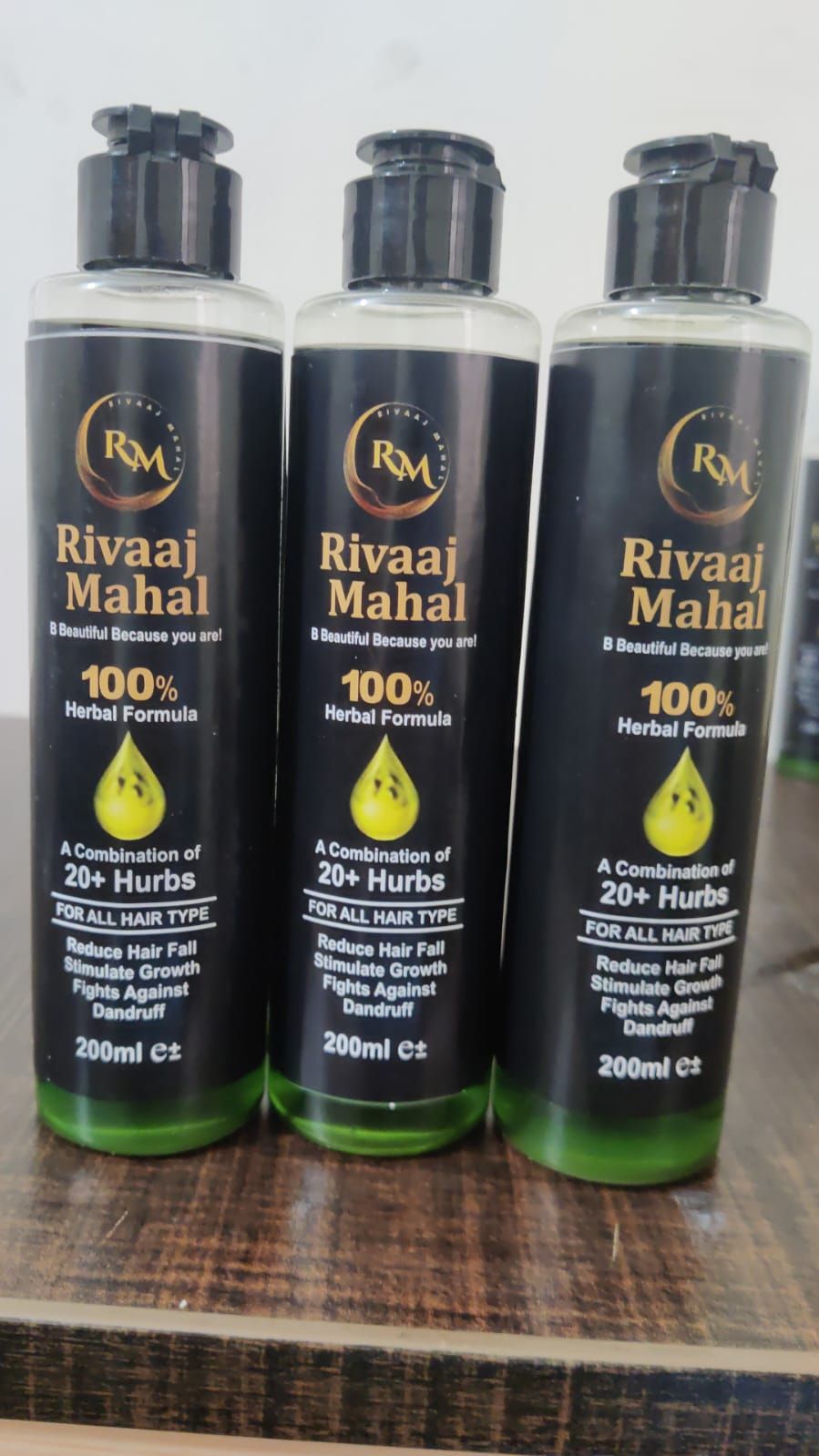 Rivaaj Hair Oil Hair food Organic Hair problem Solution (200ml) View Gallery - Pakistan